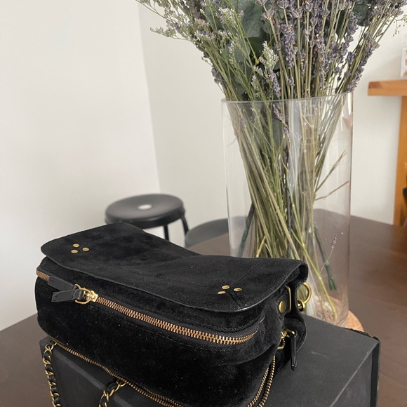 Jérôme Dreyfuss Bag Model Bobi velvet Black - Picture 3 of 5